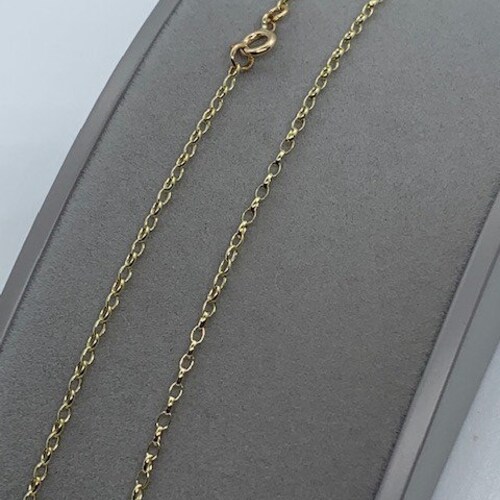 9ct Yellow Gold 1.85mm Belcher Chain Various Lengths shops 16