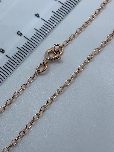 Collana A Catena Belcher In Argento Sterling Da 22 Pollici - Foto 6