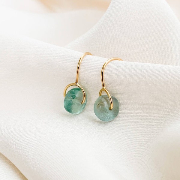 Fluorite Earrings - Etsy