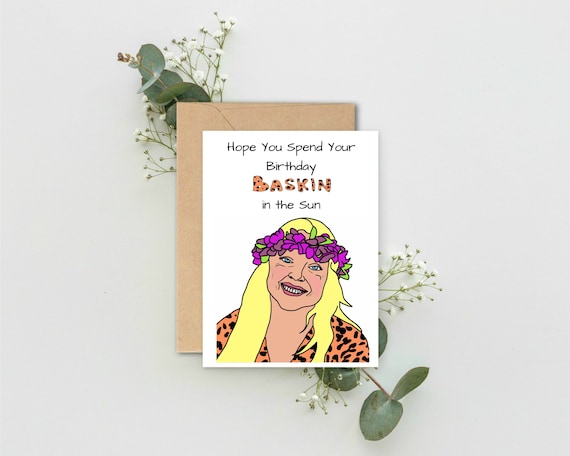 Printable Funny Quirky Birthday Card Funny Card Carole | Etsy