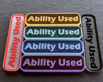 Ability Used Marker - Pokémon TCG - Laser cut Acrylic