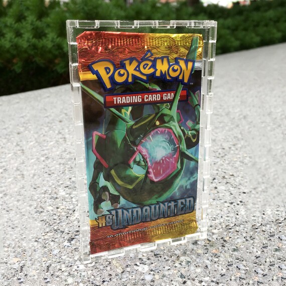 Pokémon Booster Pack Display Box Framing Grade Uv Filtering Acrylic