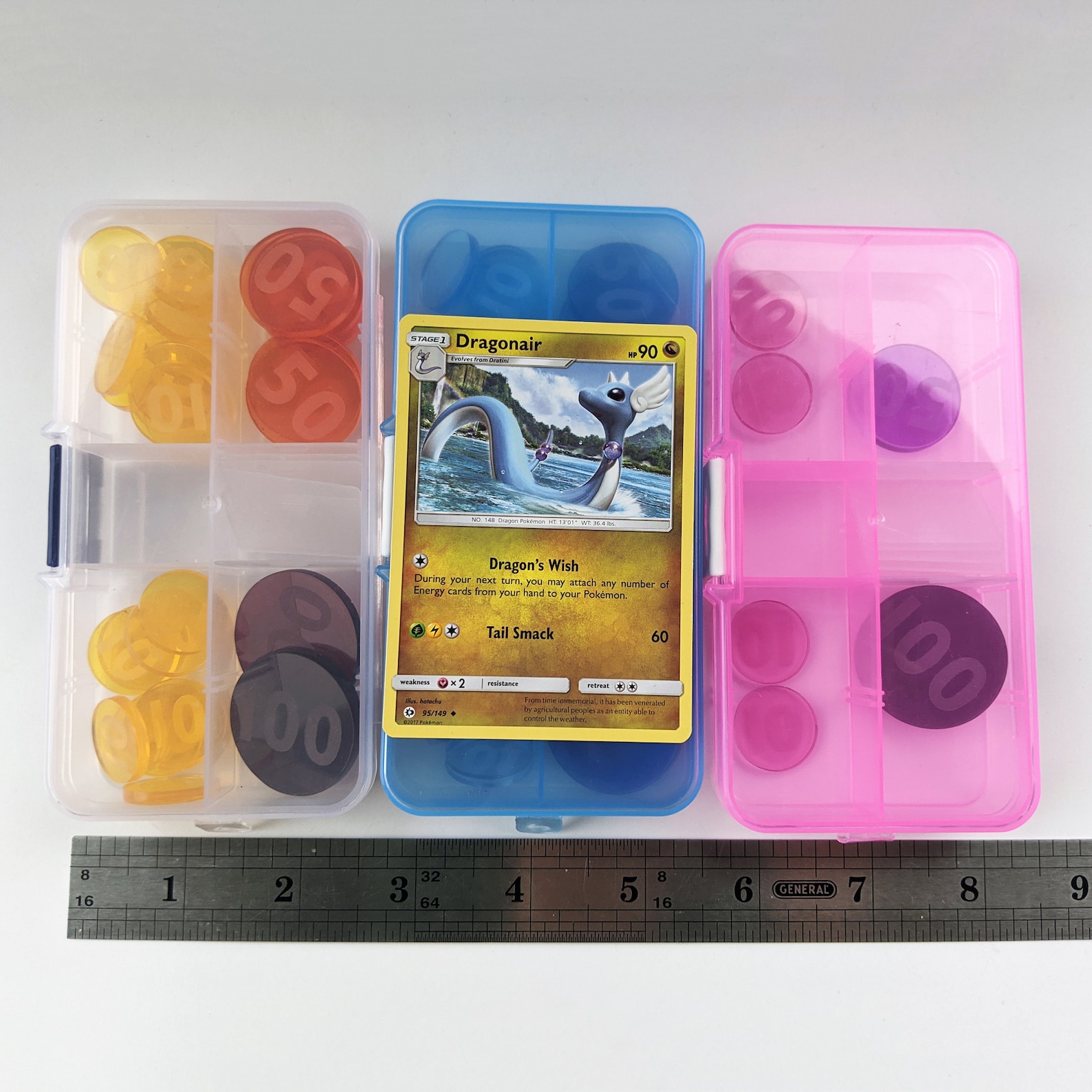 Damage Counters WITH BOX Pokemon TCG Damage Markers Etsy