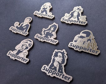 Supporter Used Marker - Pokemon TCG - Laser cut Acrylic