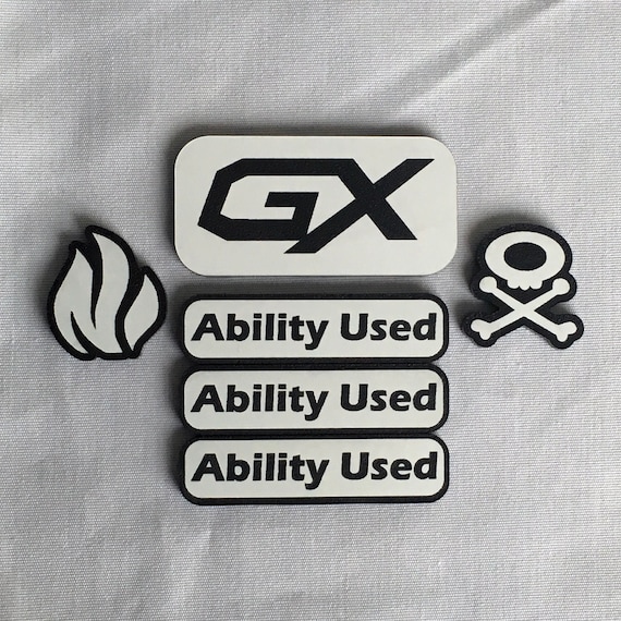 Burn /& GX Markers//Counters POKEMON Acrylic Poison