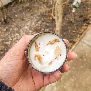 Serotonin ~ The Chemistry Collection | Crystal Intention Candle for happiness and clarity image 3