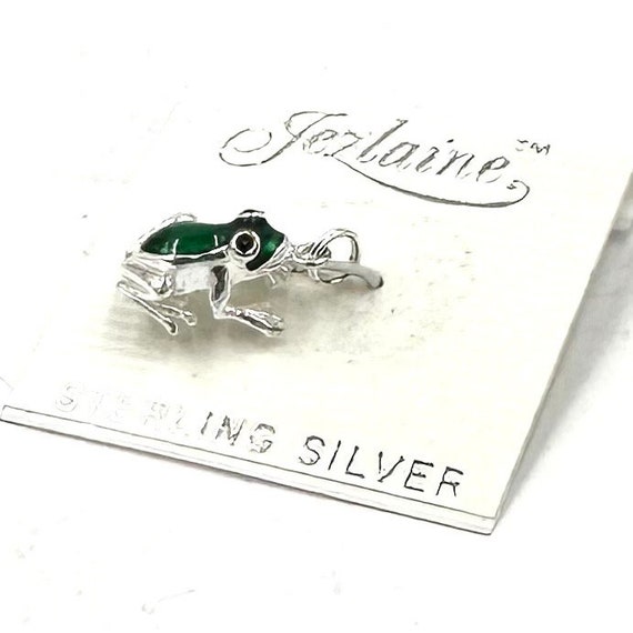 Vintage JEZLAINE CHARM PENDANT Sterling Silver Gr… - image 4