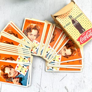 Vintage Coca Cola Spielkarten 1960er Jahre