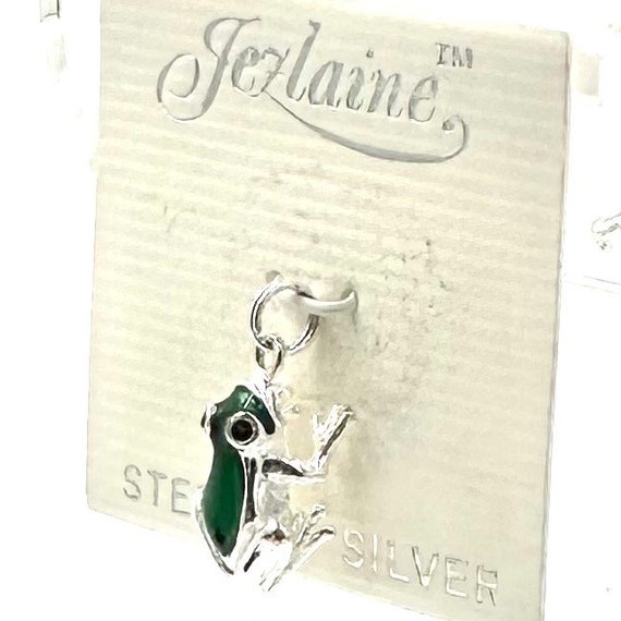 Vintage JEZLAINE CHARM PENDANT Sterling Silver Gr… - image 6