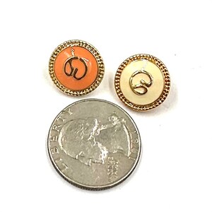 St. John BUTTONS 2 Gold Enamel SJ Logo Replacement Buttons One - Etsy