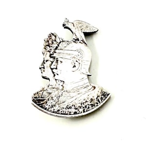 Antique 1918 Silver Coin Pin Germany Prussia Kingdom Wilhelm ll Frederick l