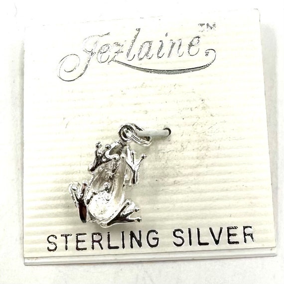 Vintage JEZLAINE CHARM PENDANT Sterling Silver Gr… - image 9