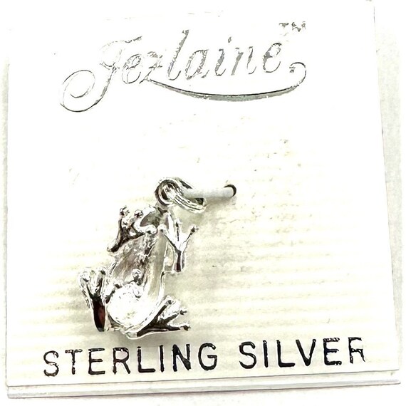Vintage JEZLAINE CHARM PENDANT Sterling Silver Gr… - image 8