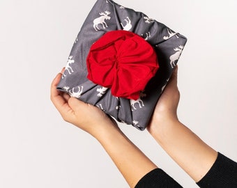 Special Holiday edition gift wrap + scrunchie made in Canada limited quantities