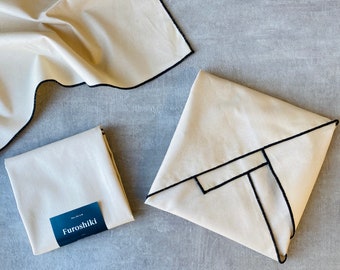 New minimalist reusable cloth gift wrap made in Canada