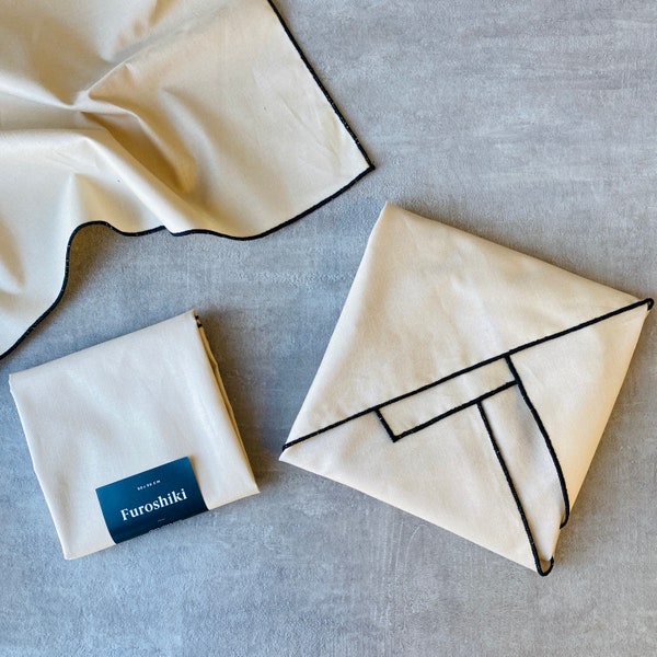 New minimalist reusable cloth gift wrap made in Canada