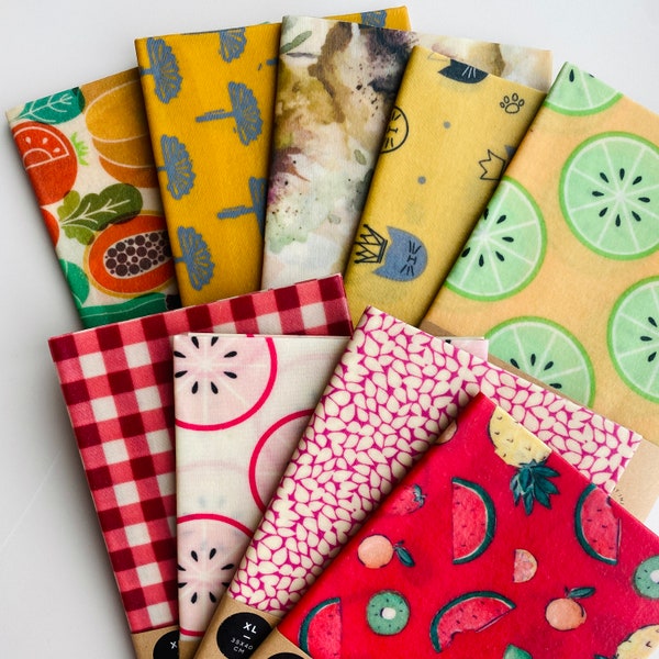 XXL Beeswax wrap made with organic ingredients in Canada