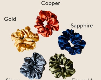 NEW Silky Scrunchies made from fabric scraps