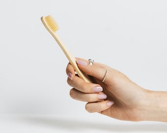 Zero-waste bamboo toothbrush biodegradable ecofriendly gift