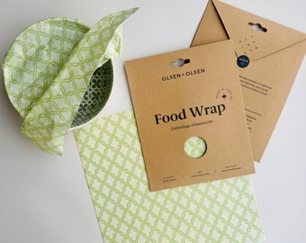 1 Medium beeswax wrap made in Canada with organic ingredients