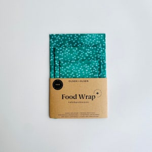 Pack of 3 beeswax wraps made in Quebec with organic ingredients image 7