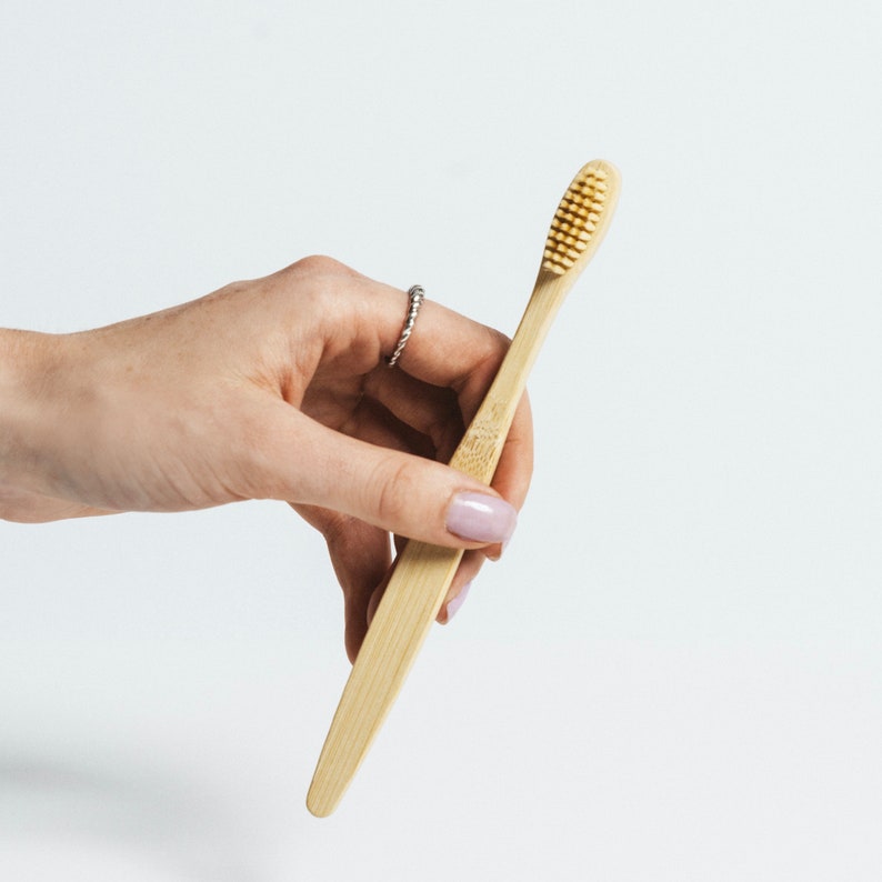 Zero-waste bamboo toothbrush biodegradable ecofriendly gift image 4