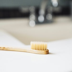 Zero-waste bamboo toothbrush biodegradable ecofriendly gift image 2