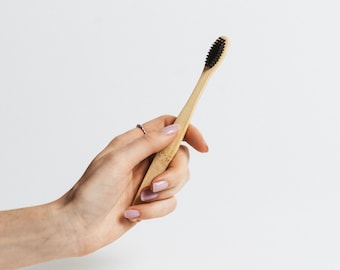 Bamboo toothbrush zero waste & biodegradable plastic-free