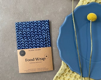 Pack of 3 beeswax food wrap made in Canada with organic ingredients, free shipping in Canada, hostess gift, thanksgiving gift