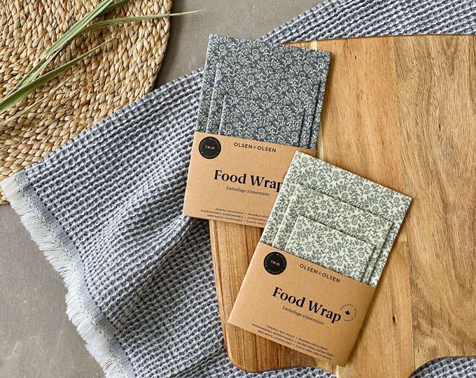 Beeswax food wrap made in Canada with organic ingredients