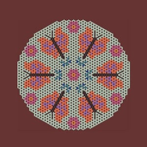 D&#39;s Butterfly - Patroon met kralenkleedje