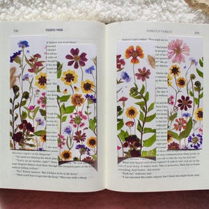 Pressed Flower Bookmarks | Pack of 4 | Gift for Book and Plant Lover | Cute Botanical Bookmarks
