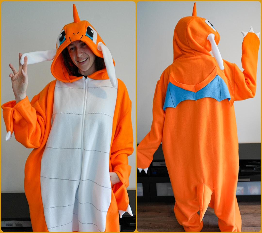 Dragonite Inspired Custom Made Kigurumi Onesie