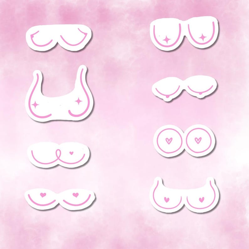 8pc Body Positive Vinyl Stickers - Etsy