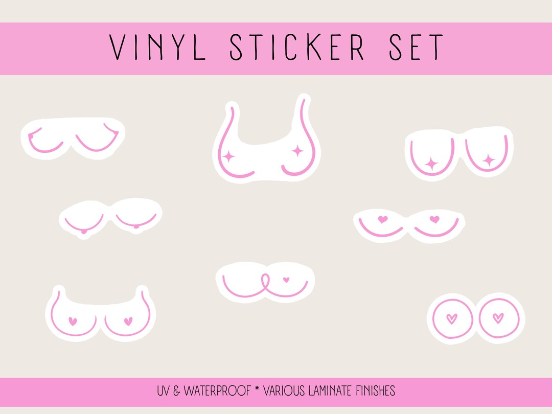 8pc Body Positive Vinyl Stickers - Etsy