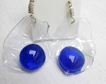 Transparent droplet Earrings