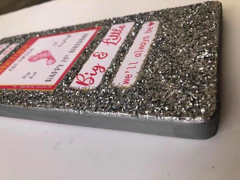Customizable Glitter Sorority Paddle