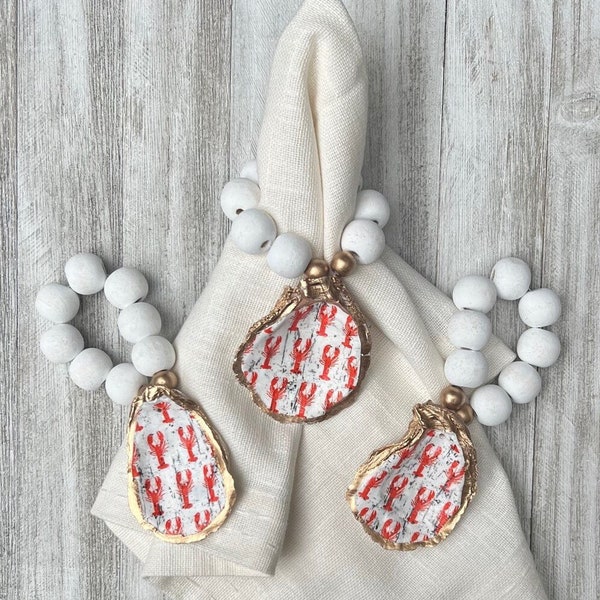 Lobster Napkin Rings Gifts Etsy