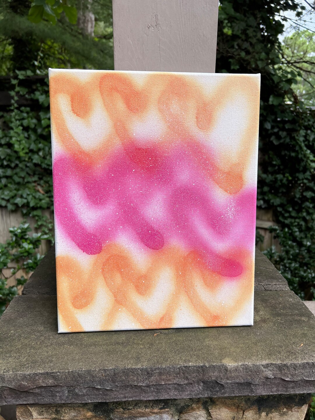 Graffiti Art Heart Art Street Art Canvas Graffiti Art Etsy