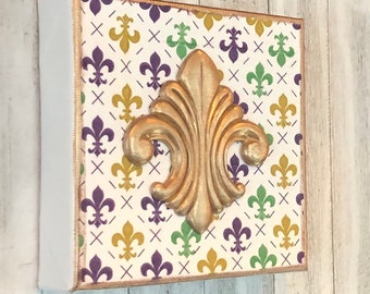 Mardi Gras, Fleur de Lis, Mardi Gras Wall Art