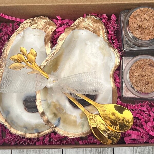 Oyster Salt and Pepper Shakers Etsy