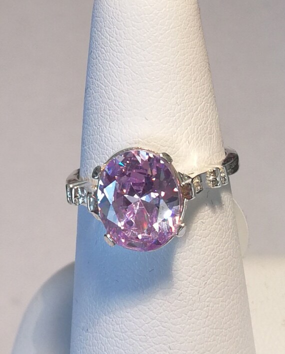 PINK ZIRCON RING Etsy Canada