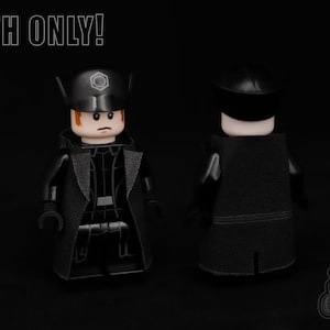for Lego Cloth Only Star Wars Minifigure Lot TFA TLJ Hux Custom Trench Coat Cape Jacket Cloth-NEW