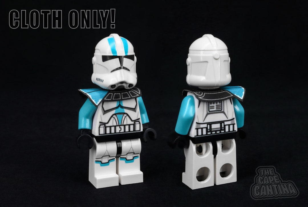 For Minifigure Star Wars Captain Howzer ,wilco , Bad Batch ,grey