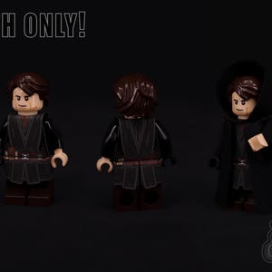 Alleen aangepaste cape voor LEGO Star Wars Revenge Of The Sith geüpgradede Jedi Anakin Skywalker-mantel - NIEUW