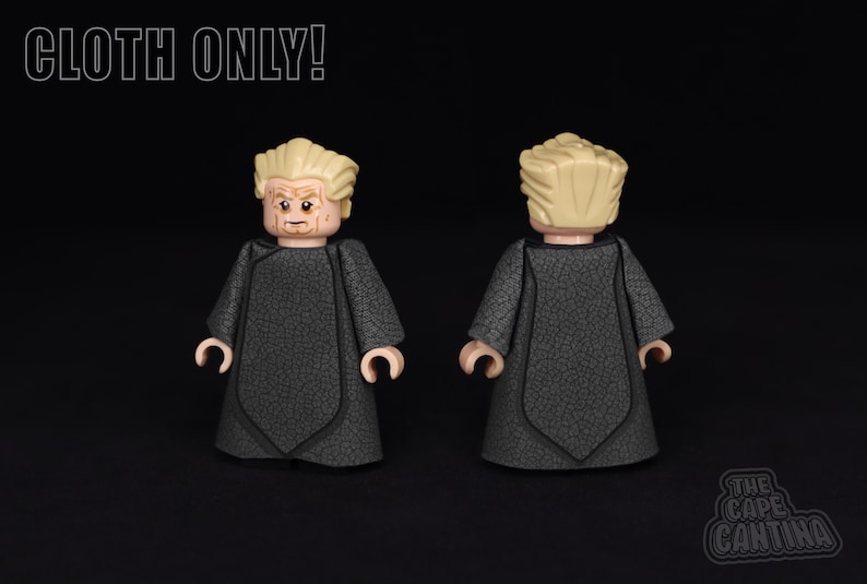 Chancellor Palpatine Robe for LEGO® Star Wars Minifigures Royal Red & Gray YOU CHOOSE Palpatine Gray