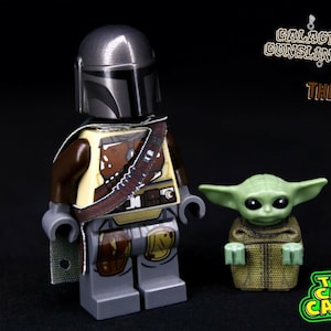 for LEGO Cape Only Star Wars Custom Cloth Minifigure The Mandalorian and The Child Grogu Cape Bandolier Set Lot-NEW