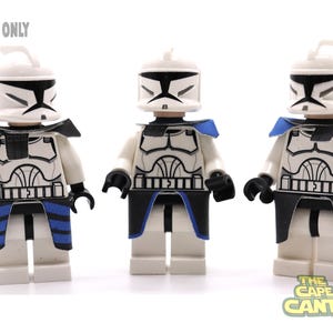 501st Clone Trooper Kama & Pauldron Set (3 Pack) for LEGO® Star Wars Minifigures | Rex Fives Echo