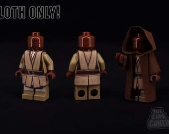 for LEGO Cloth Only Star Wars Revenge Of The Sith Jedi Master Mace Windu Cloak Cape Custom Set-NEW