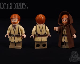 for LEGO Custom Cloth Only Star Wars Revenge Of The Sith Obi Wan Kenobi  Cloak Cape Cloth Set-NEW